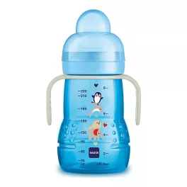 MAM Trainer+ Night tanulópohár 220ml / kék