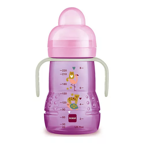 MAM Trainer+ Night tanulópohár 220ml / lány