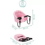 Fillikid baba etetőszék asztali Flexi 398-12 pink melanzs