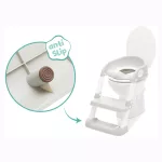 Fillikid lépcsős wc szűkítő - szürke/fehér