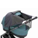 Fillikid kiegészítő naptető babakocsira és mózeskosárra Deluxe szürke-melange