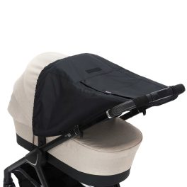   Fillikid kiegészítő naptető babakocsira és mózeskosárra Deluxe fekete 