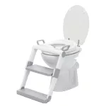 Fillikid lépcsős wc szűkítő - szürke/fehér 
