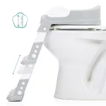 Fillikid lépcsős wc szűkítő Ben szürke/fehér BST023-07
