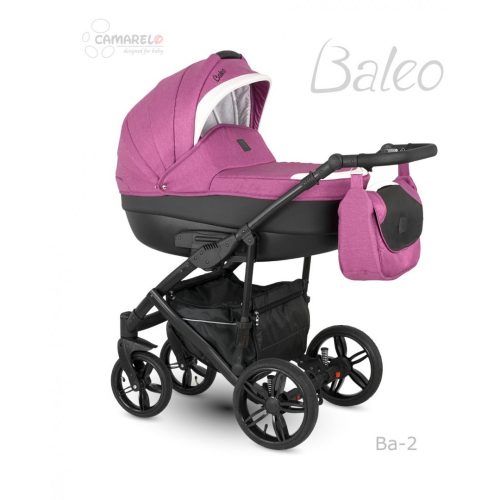 Camarelo Baleo 3in1 Babakocsi - Rózsaszín-Fekete BA-02