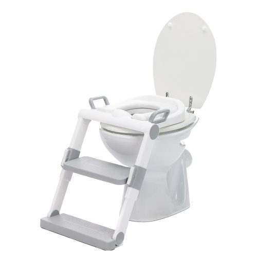 Fillikid lépcsős wc szűkítő - szürke/fehér 