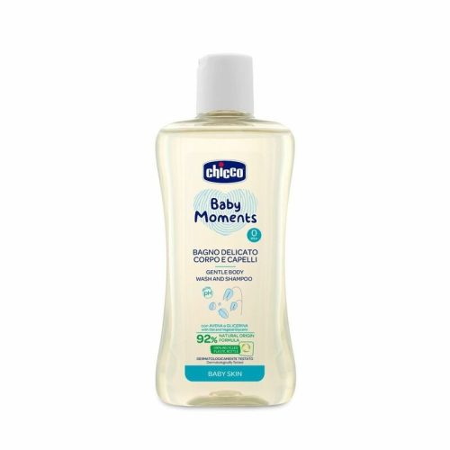 CHICCO Fürdető & sampon 200 ml - újszülöttbőrre