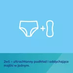 Canpol babies Légáteresztő és ultra nedvszívó, eldobható 2 az 1-ben bugyi szülés utáni betéttel L/XL méret, 5 db