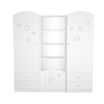 Timba szekrény Félix balos elem fehér-csillagos