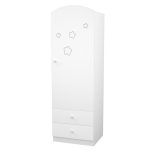 Timba szekrény Félix jobbos elem fehér-csillagos