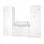 Timba szekrény Félix jobbos elem fehér-csillagos