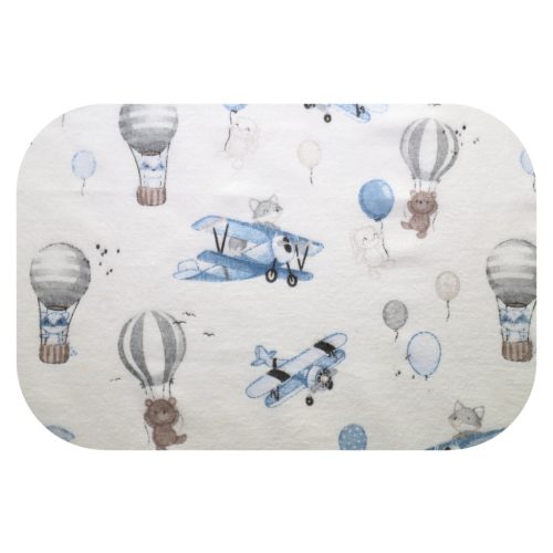 FLANEL MINTÁS PELENKA 70x890 CM / REPÜLŐ ÁLLATOK
