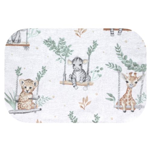 FLANEL MINTÁS PELENKA 70x890 CM / ÁLLATOK A HINTÁN