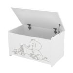 Timba játéktároló láda Erik/Félix fehér