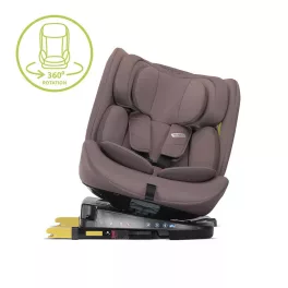   Lorelli Rodeo 360 Isofix autósülés 40–150 cm –Dark Pink  360°-ban forgatható Isofix autósülés újszülött kortól, akár 12 éves korig