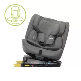   Lorelli Rodeo 360 Isofix autósülés 40–150 cm – Grey 360°-ban forgatható Isofix autósülés újszülött kortól, akár 12 éves korig