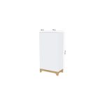 Faktum Lumina White 2 osztású szekrény