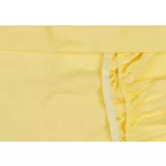 Moni Lepedő kiságyba gumis szegéllyel 60x120-70x140cm P SÁRGA