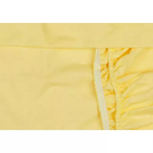 Moni Lepedő kiságyba gumis szegéllyel 60x120-70x140cm P SÁRGA