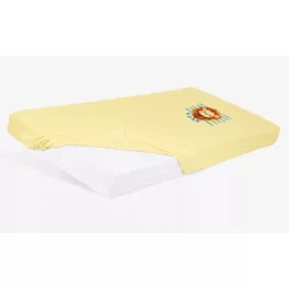 Moni Kis gumis lepedő SÁRGA/OROSZLÁN