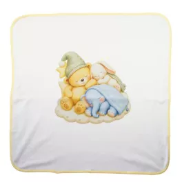 Moni Pamut takaró 75x75 cm SÁRGA