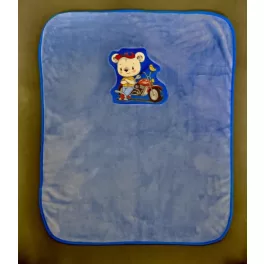 Moni Baba takaró 70x90 KÉK/MACIS
