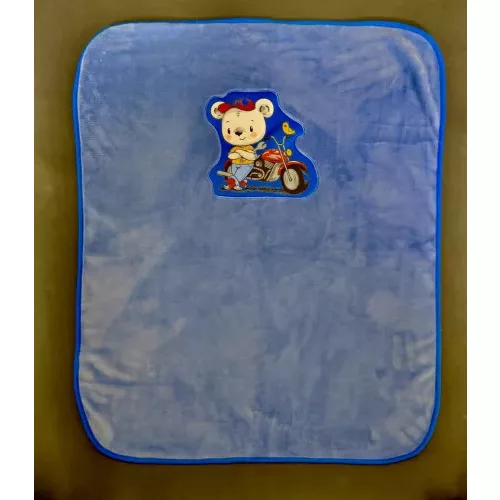 Moni Baba takaró 70x90 KÉK/MACIS