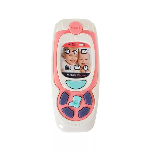 Moni TOYS műanyag baby telefon PINK
