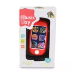 Moni TOYS műanyag okos telefon PIROS