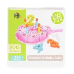 Moni Toys Fajáték fa szülinapi torta 18x18x8,5cm