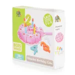 Moni Toys Fajáték fa szülinapi torta 18x18x8,5cm