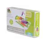 Moni Toys Fajáték fa szeletelhető zöldség szett