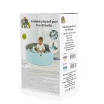 LABDAMEDENCE összecsukható 80cm +90db 7cms labda PINK