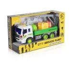 Moni Toys Kisautó szelektív kukákkal 1:16 színes