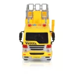 Moni Toys Kisautó emelődarus teherkocsi 1:16 sárga