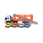 KISAUTÓ autómentő 4 kisautóval 1:16 SÁRGA/FEHÉR