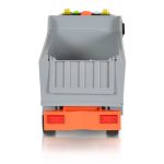 MONI dömper hangokkal, fényekkel 1:12 méret 30cm NARANCS/SZÜRKE