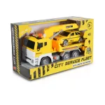 Moni Toys Kisautó autómentő 1:12 sárga