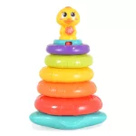 HOLA karikatorony Kacsa montessori műanyag SZÍNES