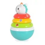 HOLA kis karikatorony Unikornis roly-poly műanyag SZÍNES