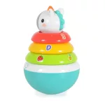 HOLA kis karikatorony Unikornis roly-poly műanyag SZÍNES