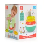 HOLA kis karikatorony Unikornis roly-poly műanyag SZÍNES