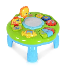 Műanyag zenélő activity kisasztal rajzolóval KÉK/ZÖLD