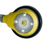 WEE mini futóbicikli 3 kerekű járgány, elöl 2 kerék, világító hátsó kerékkel SÁRGA