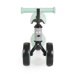 WEE mini futóbicikli 3 kerekű járgány, elöl 2 kerék, világító hátsó kerékkel ZÖLD