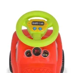 Moni Toys Keep zenélős bébitaxi piros