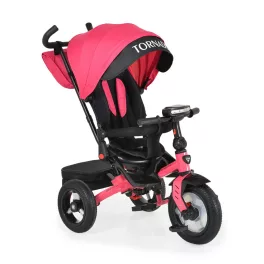   Moni BYOX Tornado szülőkaros tricikli 25kg ig 360f forgatható pink