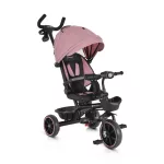 Moni SUMMER tricikli szülőkaros, zenél, játék tartókkal PINK