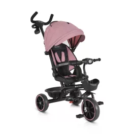   Moni SUMMER tricikli szülőkaros, zenél, játék tartókkal PINK