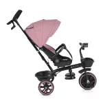 Moni SUMMER tricikli szülőkaros, zenél, játék tartókkal PINK
